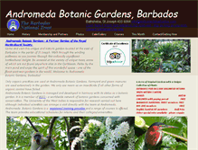 Tablet Screenshot of andromedabarbados.com